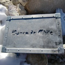 The Banco de Chile is everywhere, also on the highest point of Chile